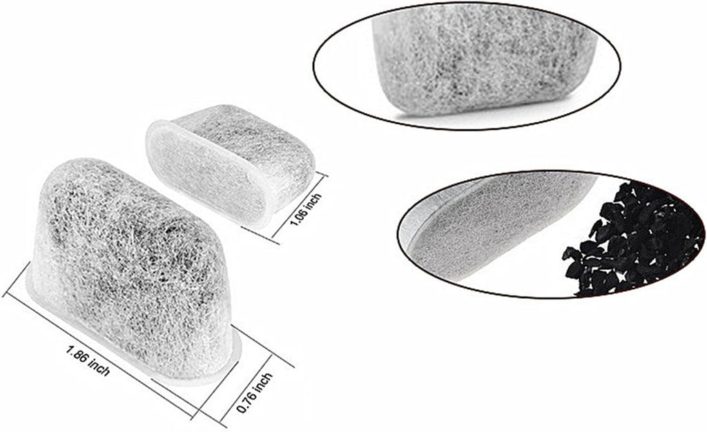 Set of 6 Replacement Charcoal Water Filters for Coffee Maker D66416