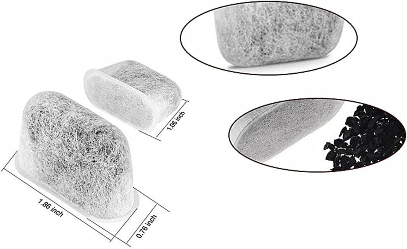 Set of 6 Replacement Charcoal Water Filters for Coffee Maker D66416