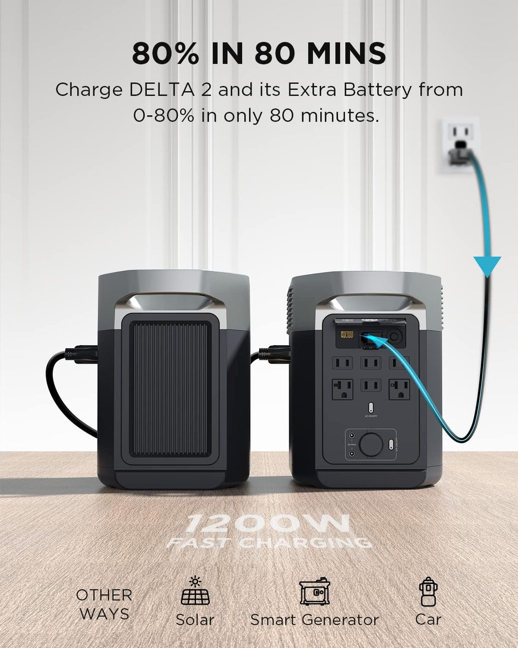 Extra Battery 1024Wh LiFePO4 for Power Station W663