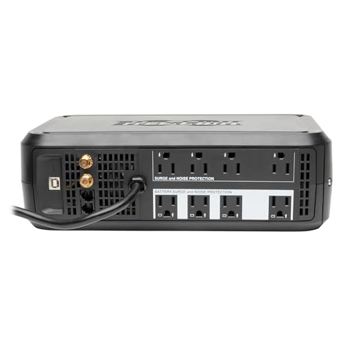 1500VA UPS Battery Backup & Surge Protector, 8 Outlets, LCD Screen A3775
