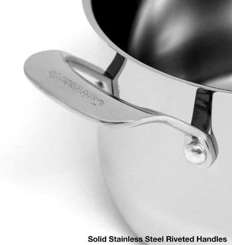 Stainless Steel 6-Quart Saucepot with Glass Cover Z194