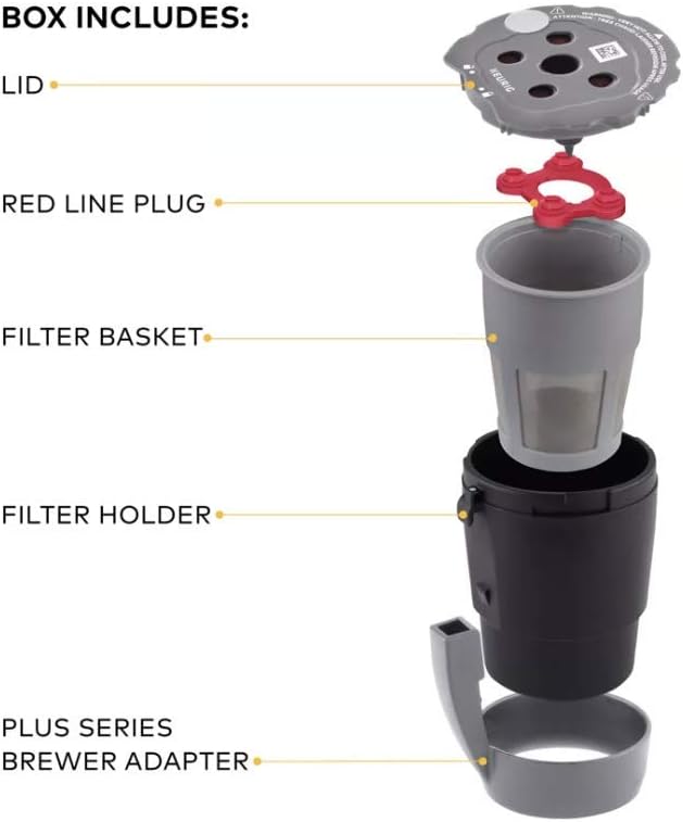 Single Serve Coffee Maker with Reusable Filter X3344