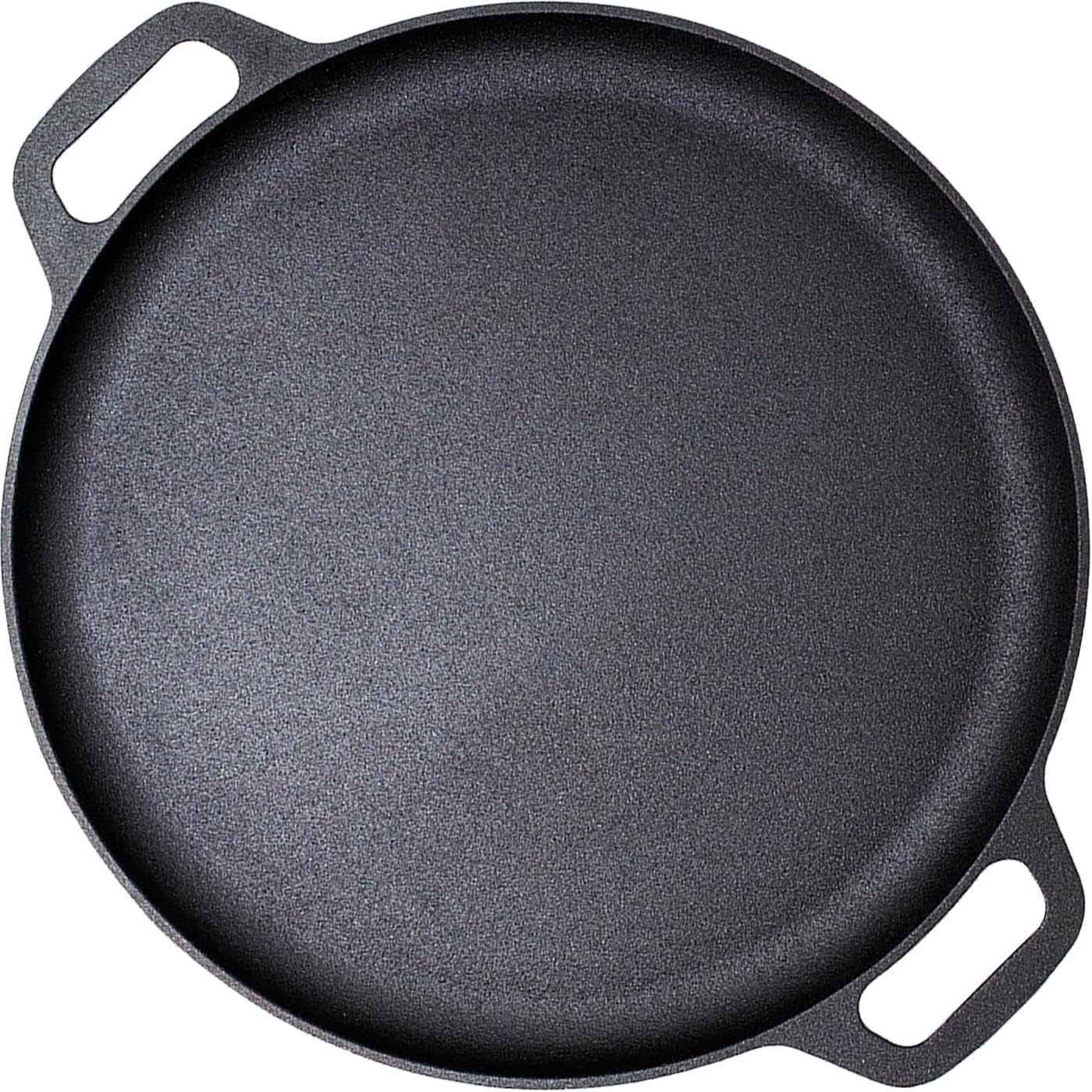 Cast Iron Pizza Pan with Loop Handles A64392