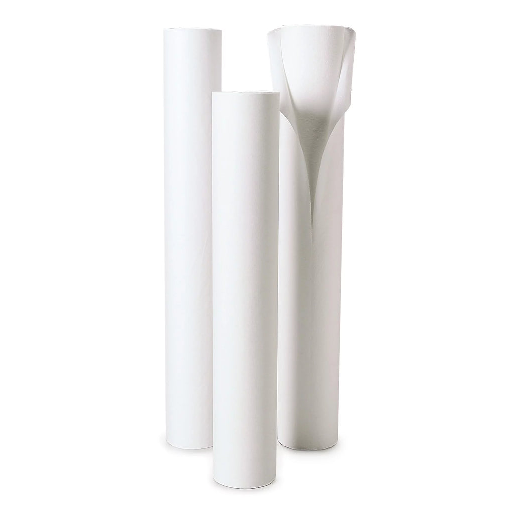 Table Paper White Crepe 24'' W x 125' L 12 Rolls P981346