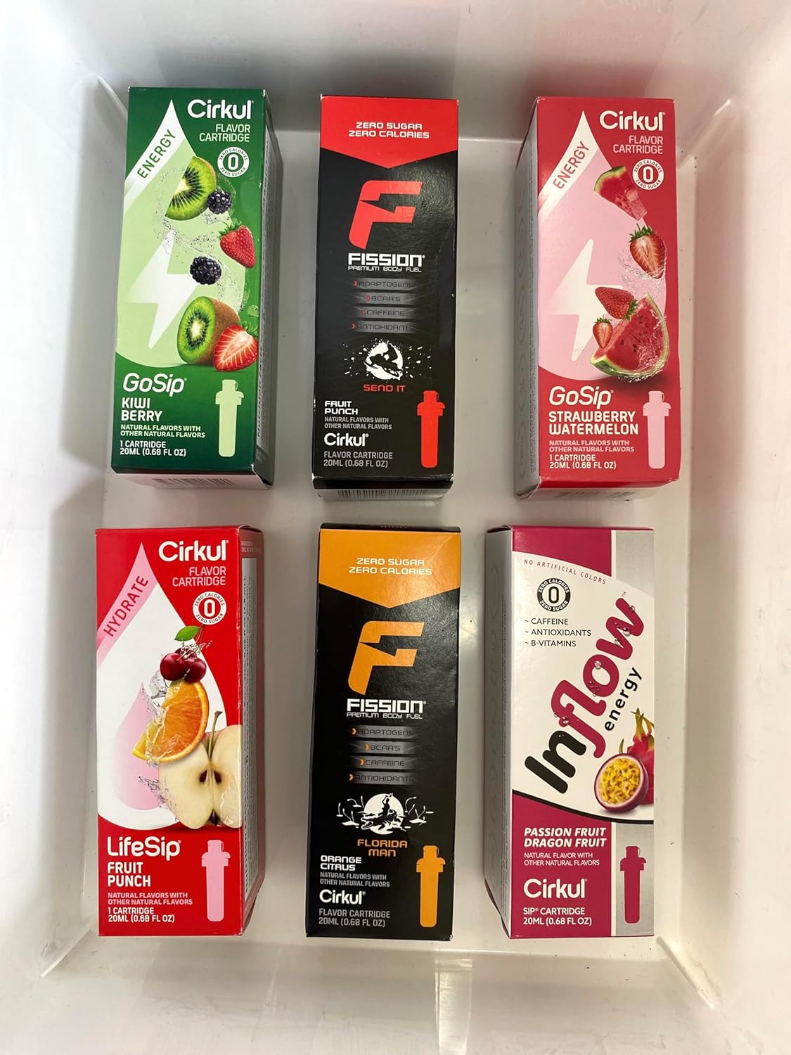 Variety Pack Flavored Drink Cartridges (6 Count) U19831