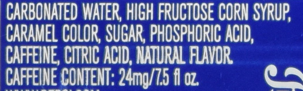 Cola Soda 7.5oz Mini Cans 24 Pack C536302