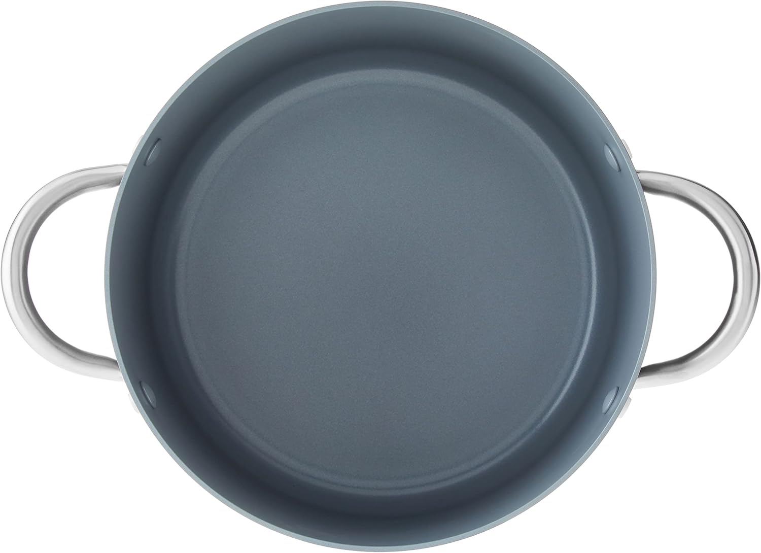 Hard Anodized Ceramic Nonstick 8QT Stock Pot with Lid, PFAS-Free, Oven Safe B645