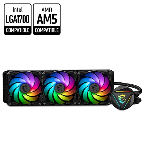 360mm AIO CPU Liquid Cooler with ARGB Triple 120mm Fans Q27156