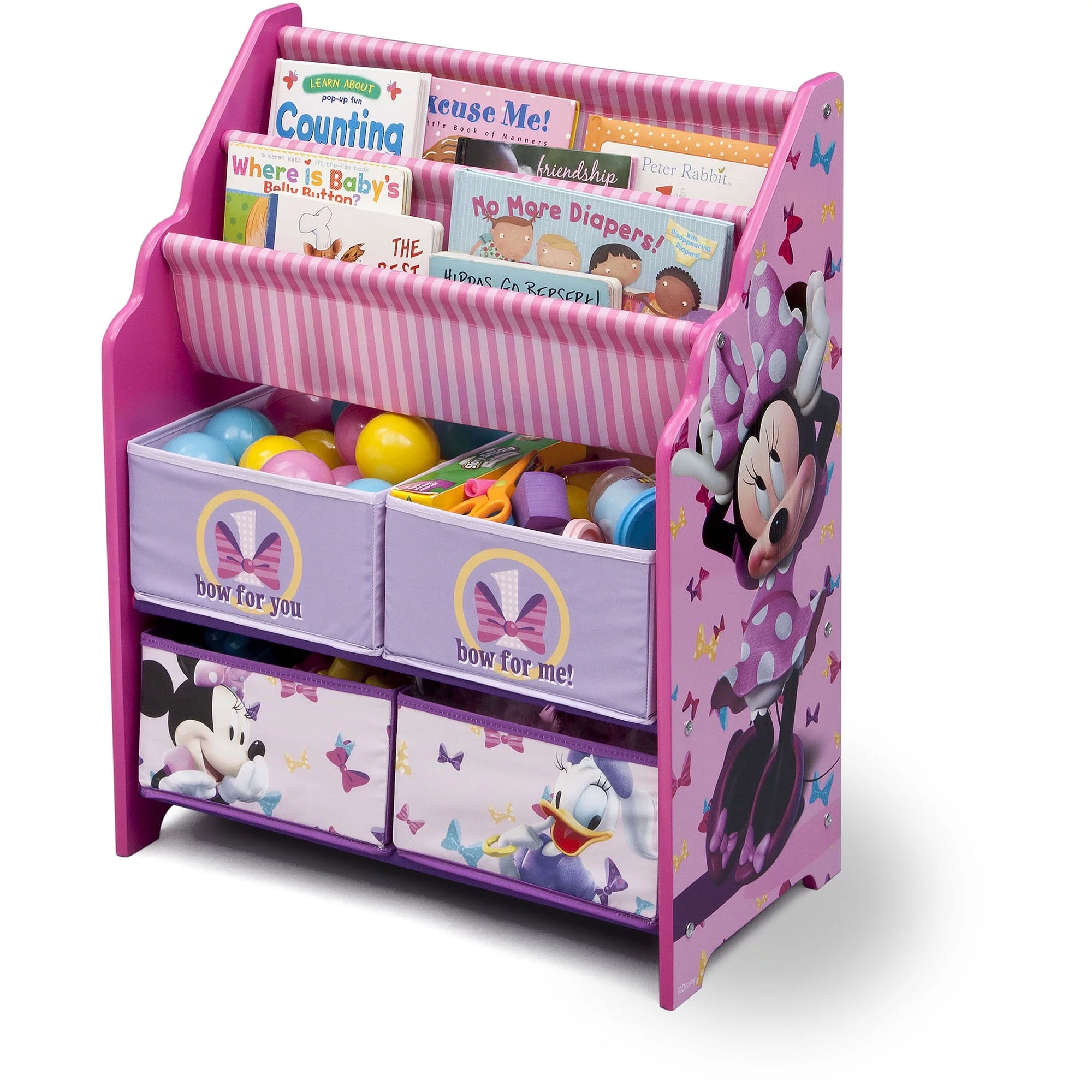 Cube Bookcase with Toy Organizer H573259