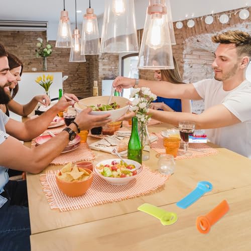 Jar Opener for Weak Hands Elderly Children, 3 Pack, 5.5 Inch, Blue Green Orange P242612