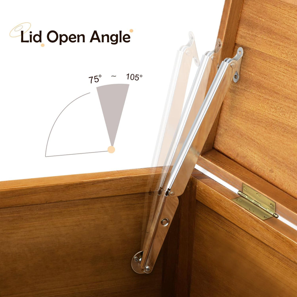 Gas Struts Soft Close Lid Supports for Toy Box Chest, Pack of 2 W755