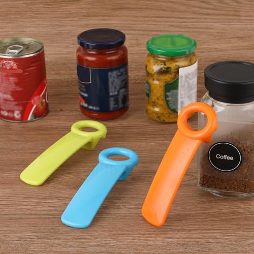 Jar Opener for Weak Hands Elderly Children, 3 Pack, 5.5 Inch, Blue Green Orange P242612