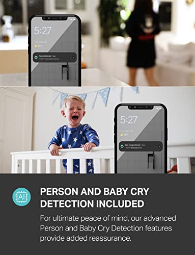Indoor Pan/Tilt Smart Security Camera, 1080p HD with Night Vision and Motion Detection W167