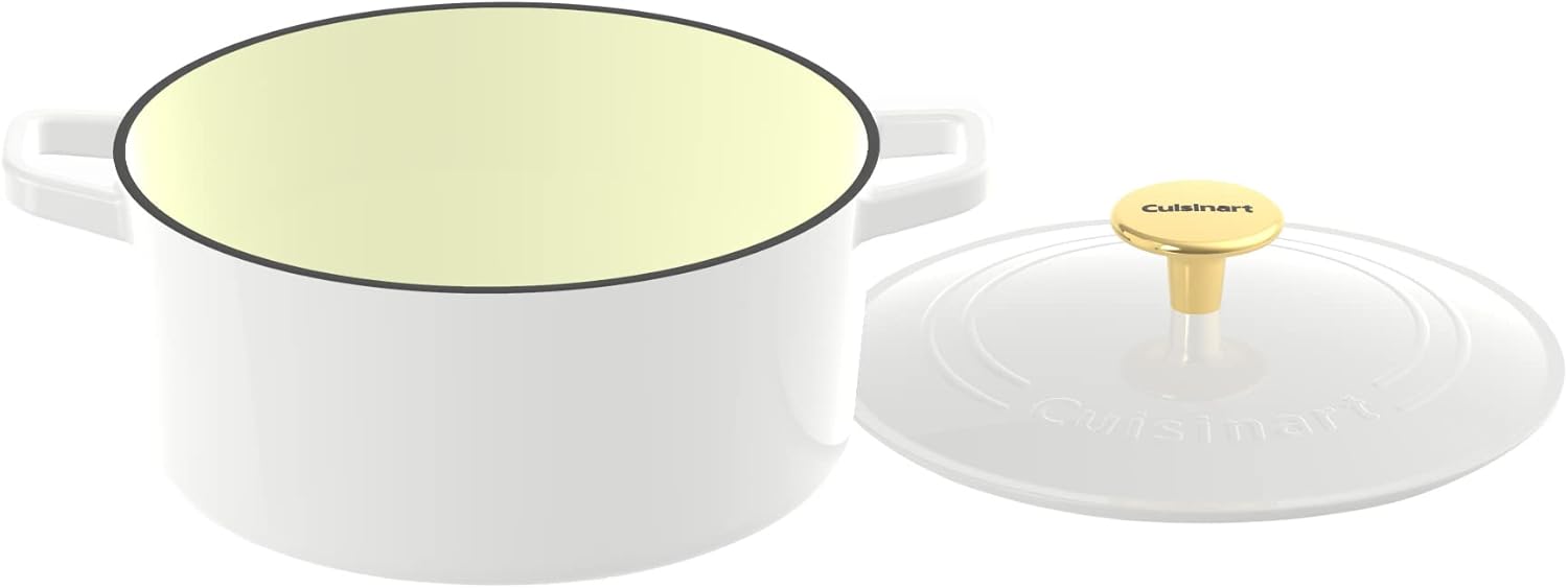 Enameled Cast Iron 7-Quart Covered Casserole E58070
