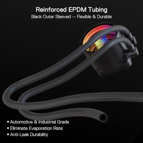 Liquid Cooling System CPU Water Cooler with 120mm PWM RGB Fans V171