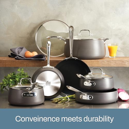 Hard Anodized Nonstick Cookware Set 13 Piece, Oven Safe B77324