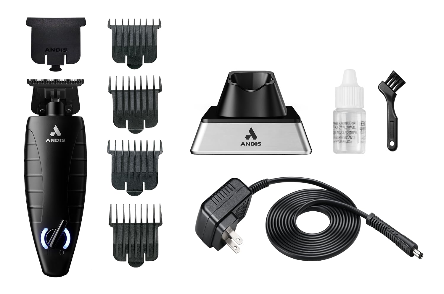 Professional Lithium-Ion Cordless Beard & Hair Trimmer with Charging Stand L58273