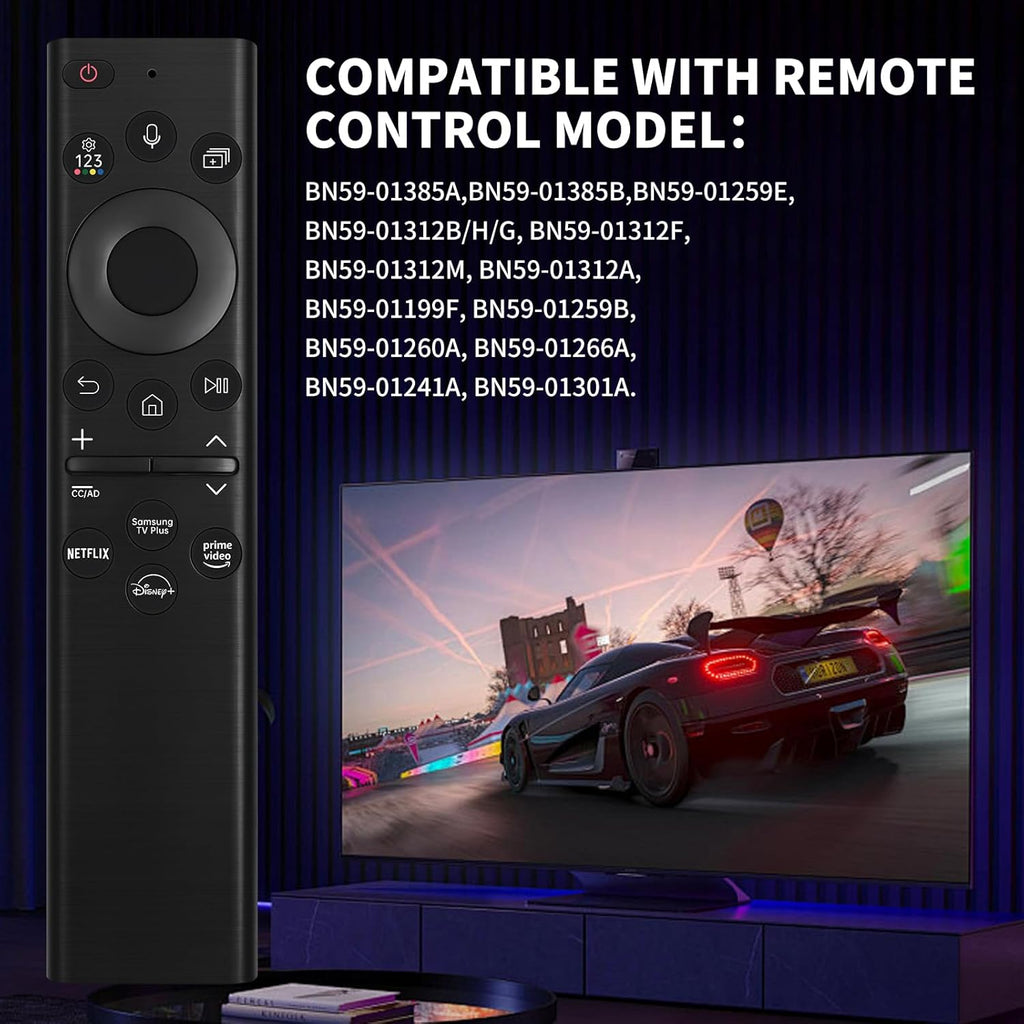 Solar Voice Remote Control for Smart TV, Black U1580
