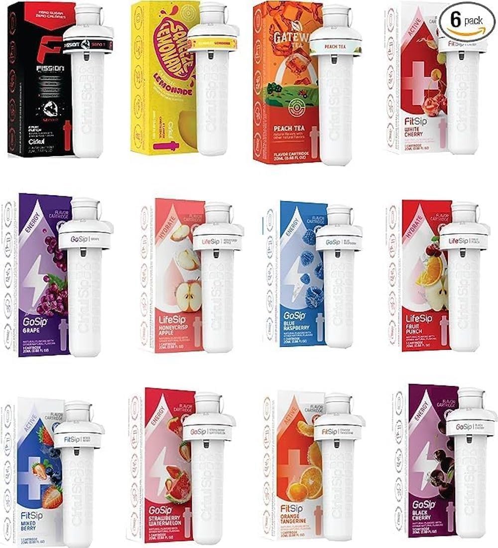 Variety Pack Flavored Drink Cartridges (6 Count) U19831