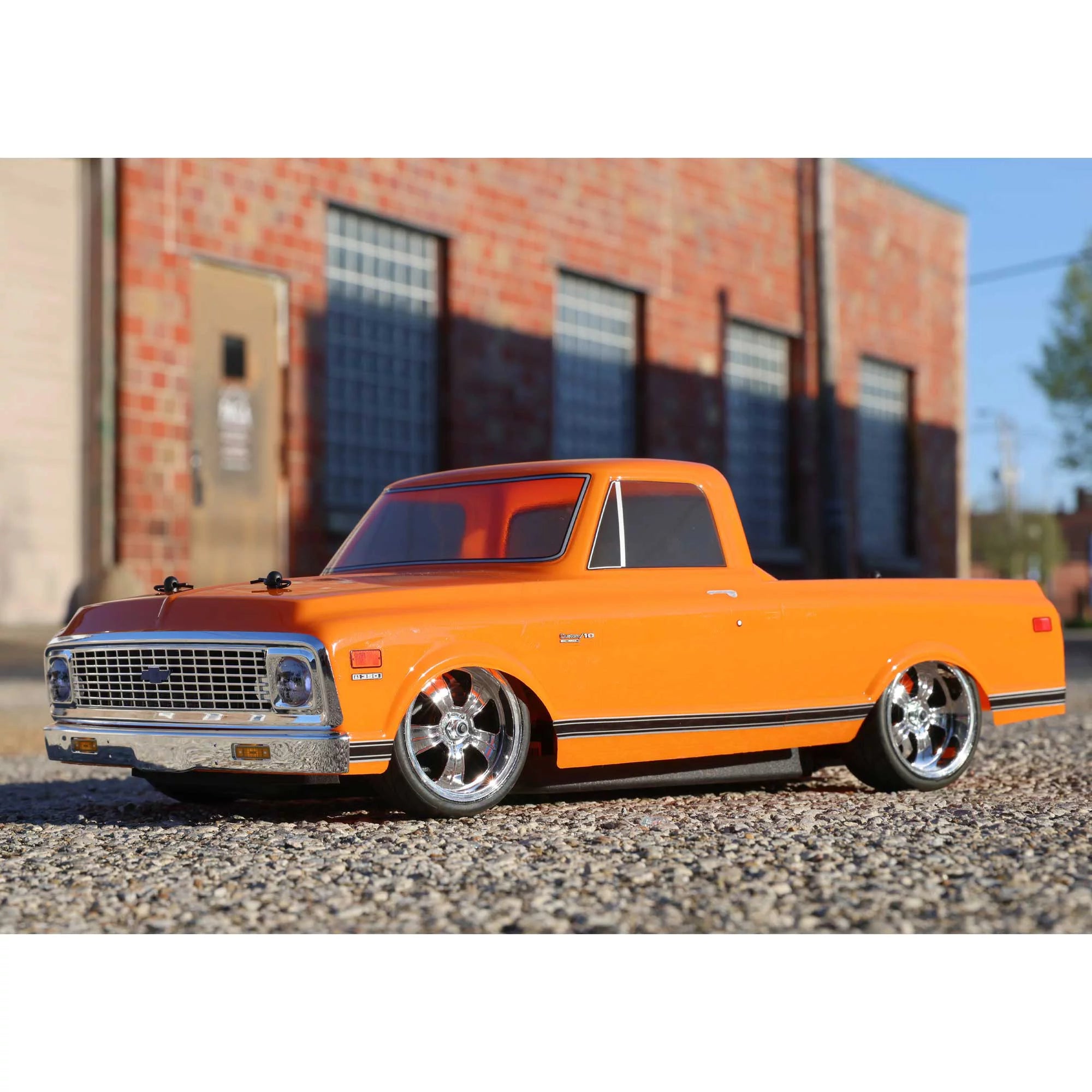 1/10 1972 Chevy C10 Pickup Truck RC AWD RTR Orange C80307
