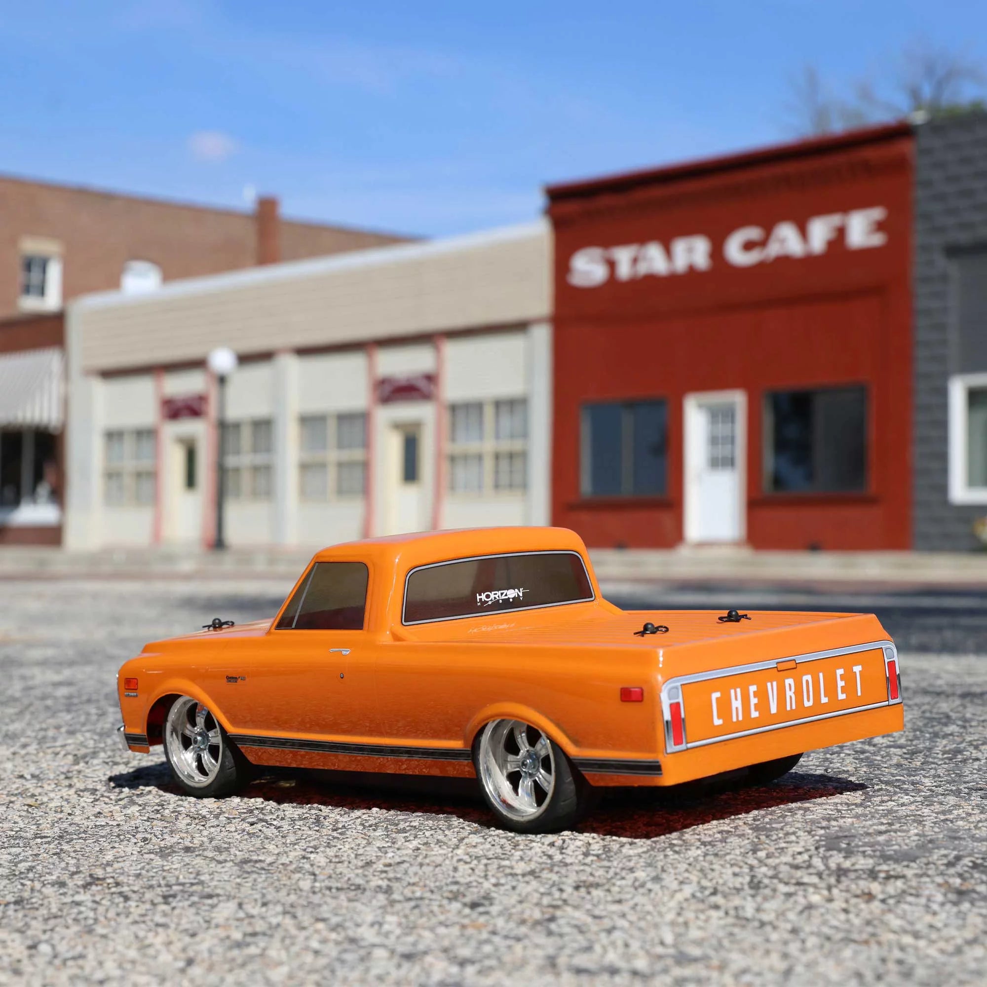 1/10 1972 Chevy C10 Pickup Truck RC AWD RTR Orange C80307