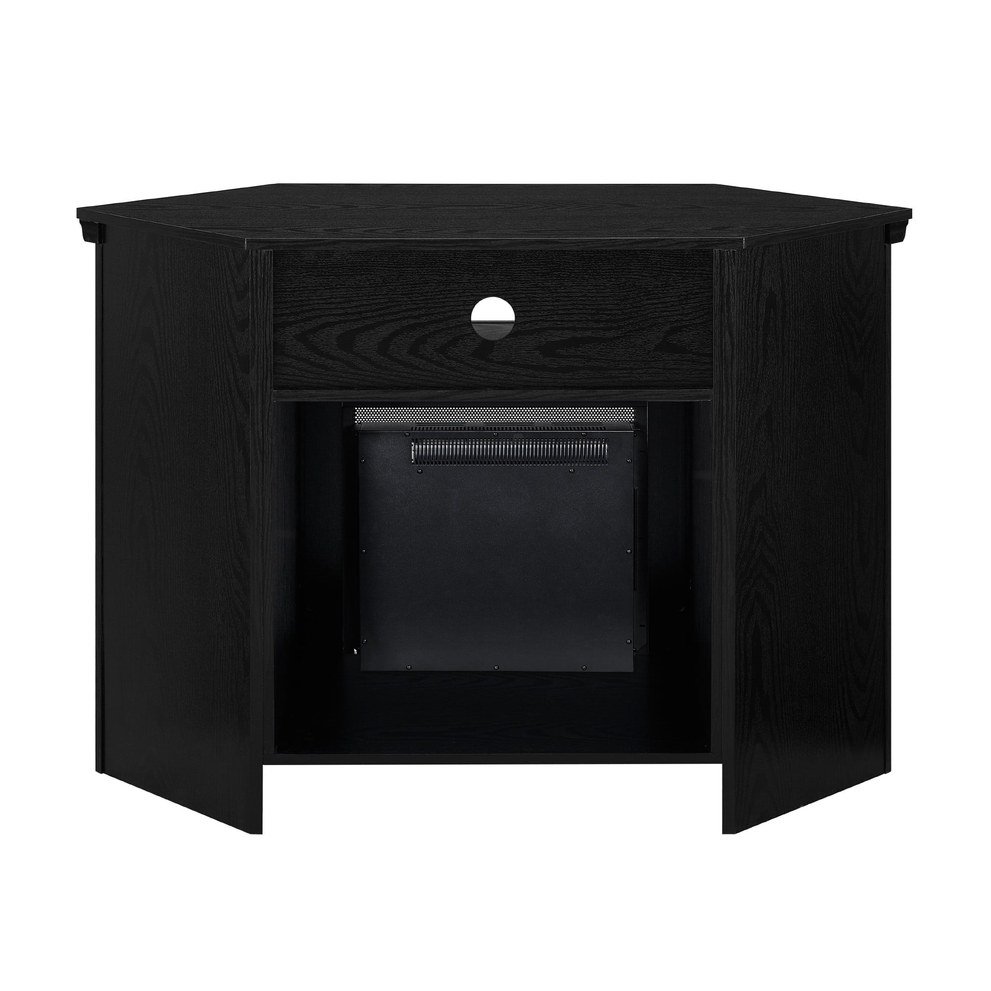 Black Corner Fireplace TV Stand for TVs Up to 50" G195006