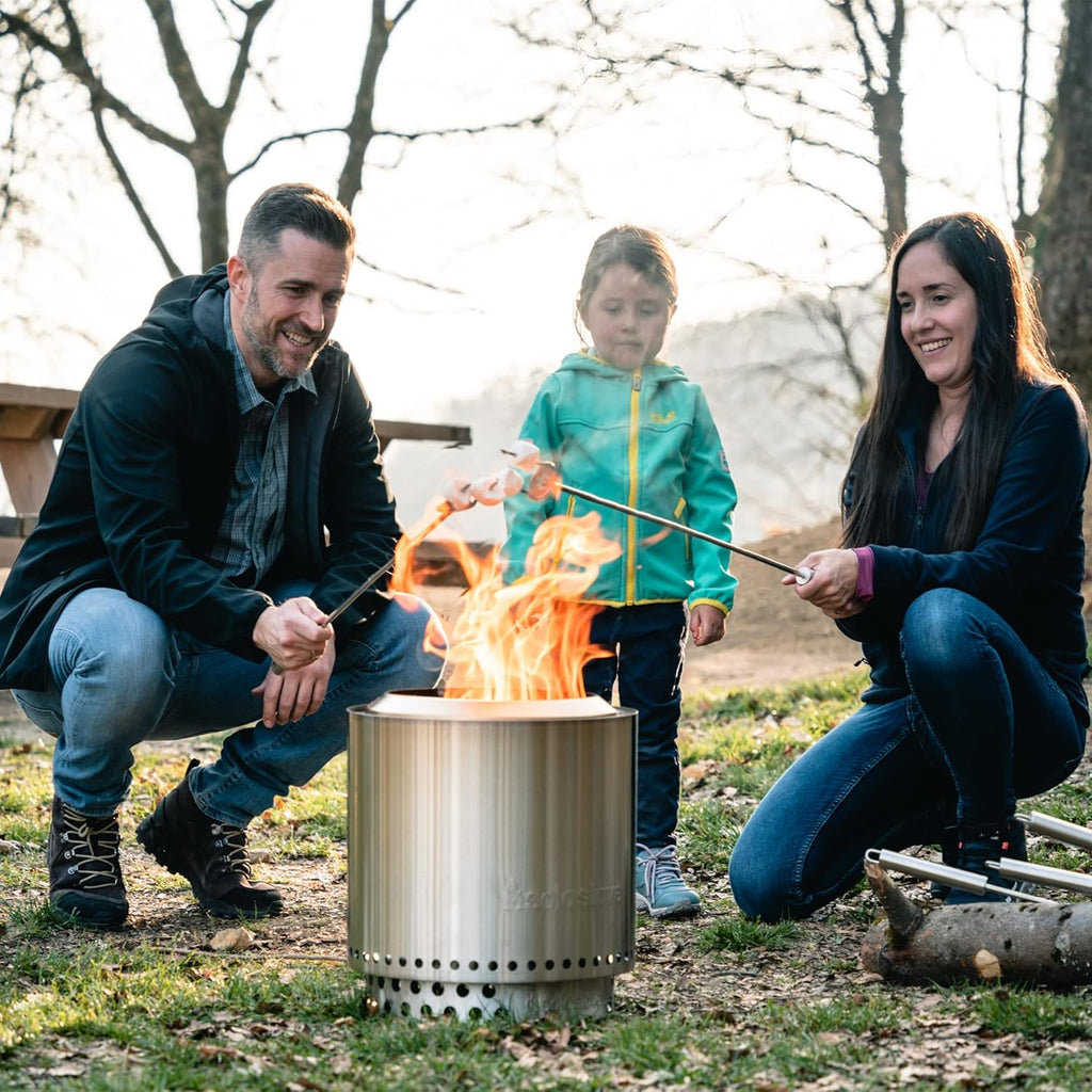 Portable Outdoor Fire Pit Stainless Steel Wood Burning G964