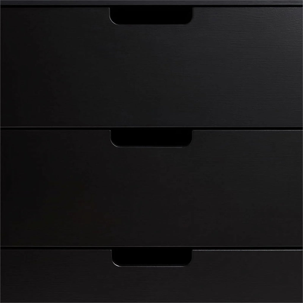6 Drawer Wood Dresser with Cut Out Handles D6512