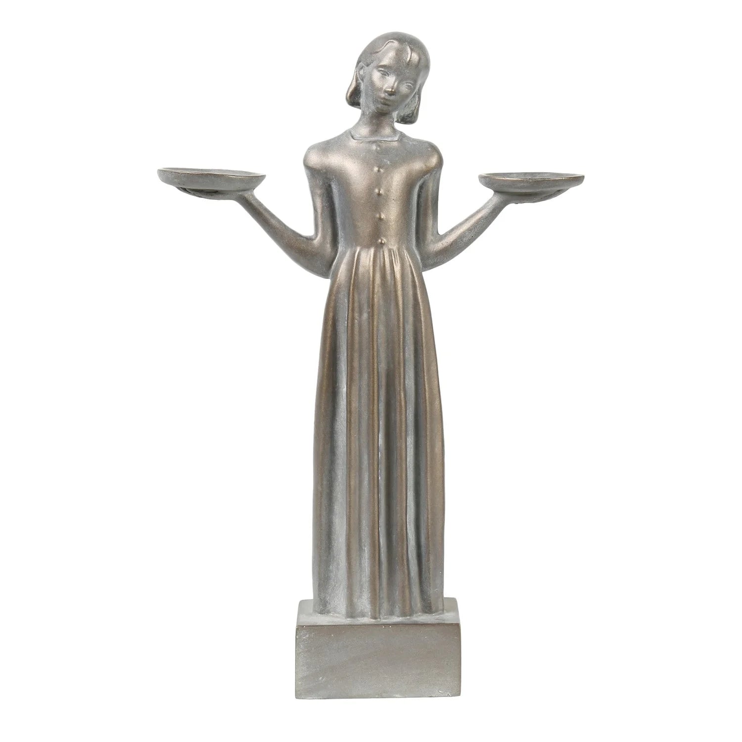 Outdoor Garden Sculpture Bird Girl Statue Large 37" S811071