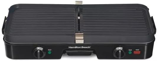 3-in-1 Grill/Griddle with Dual-Zone Temperature Control J24721