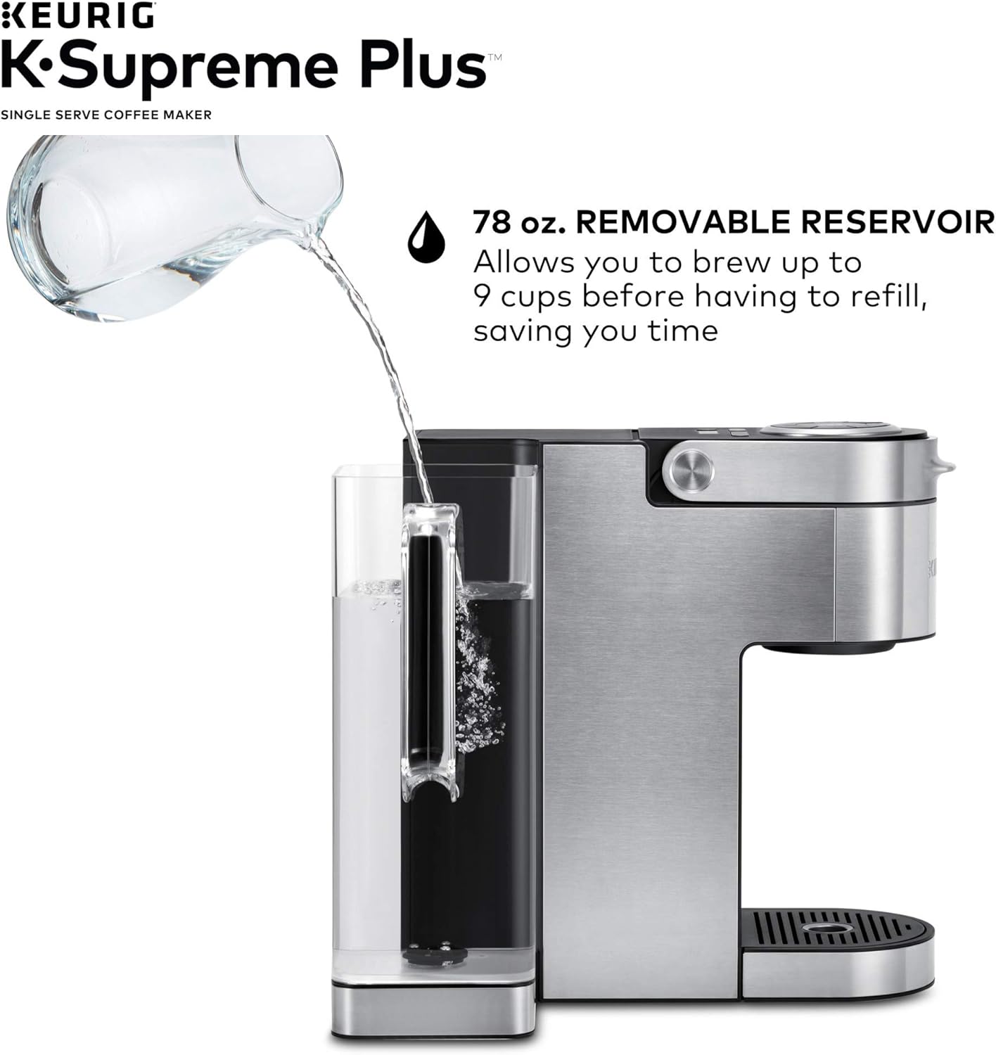 Stainless Steel Coffee Maker with 40 K-Cup Variety Pack A9756