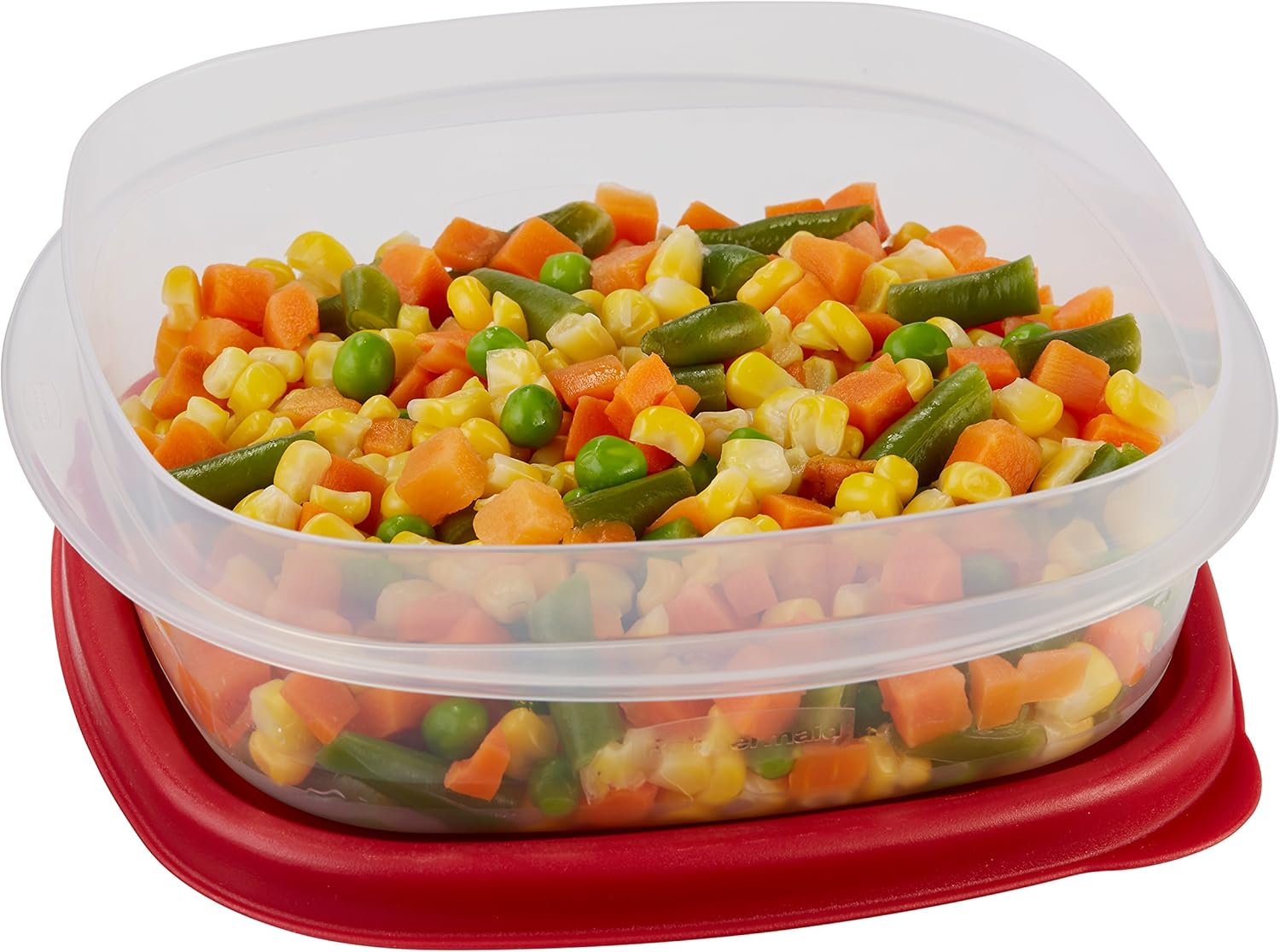 Food Storage Container, 3 Cup, Red V453