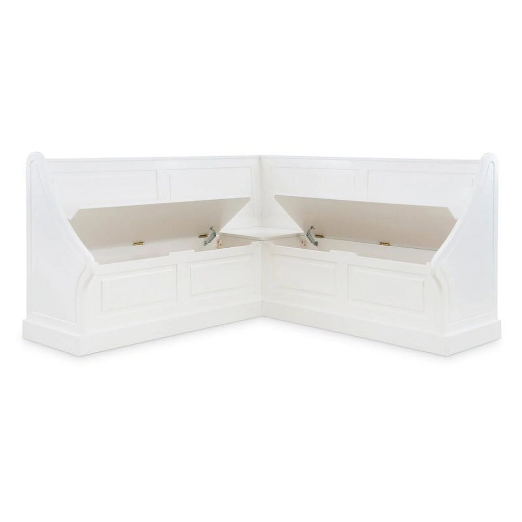 White Corner Breakfast Nook Y90807