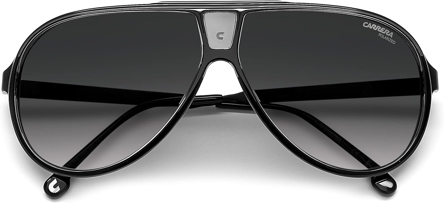 Polarized Grey Pilot Sunglasses for Men C7966