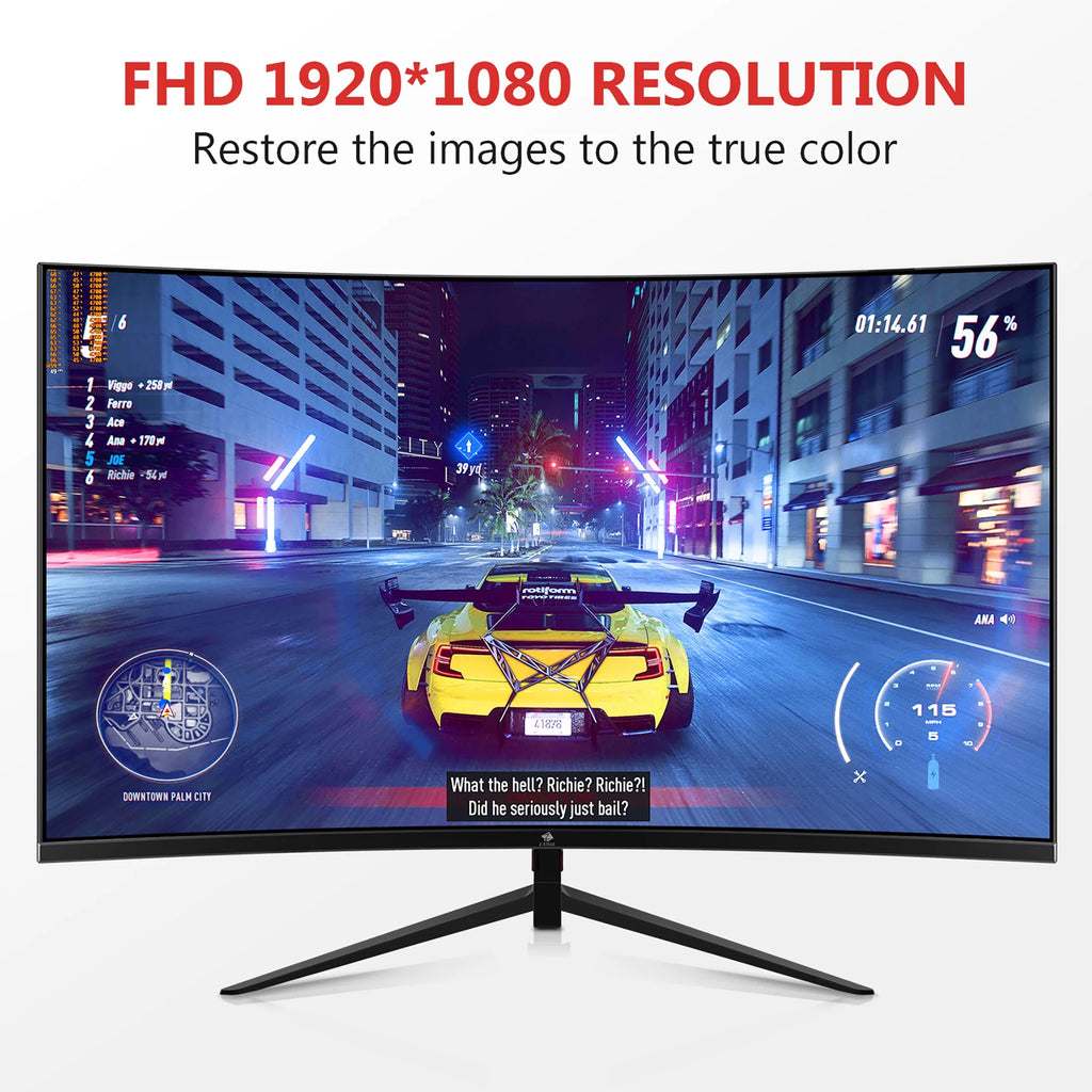 27-Inch Curved Gaming Monitor 240Hz 1ms Full HD LED HDMI DP Y5329