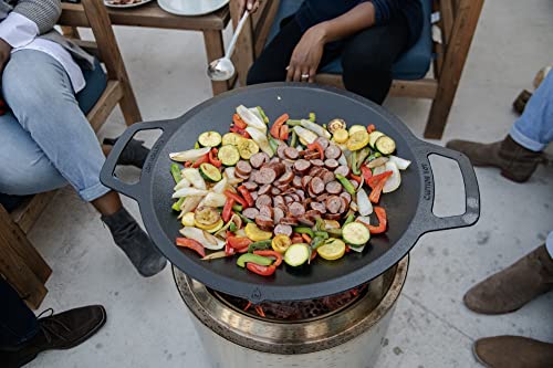 Cast Iron Wok Cooking Bundle with Portable Fire Pit and Stand L2356