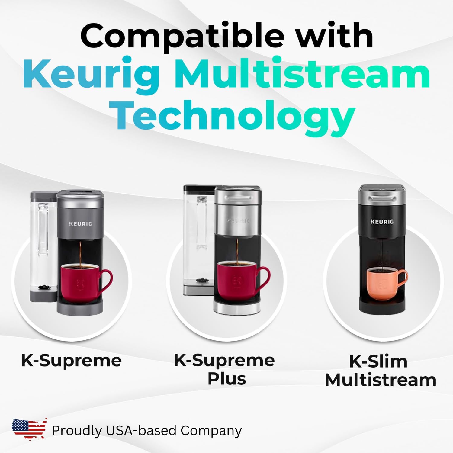 Reusable K Cups for Keurig Supreme Coffee Maker, Refillable Filter, 4 Pack G156323