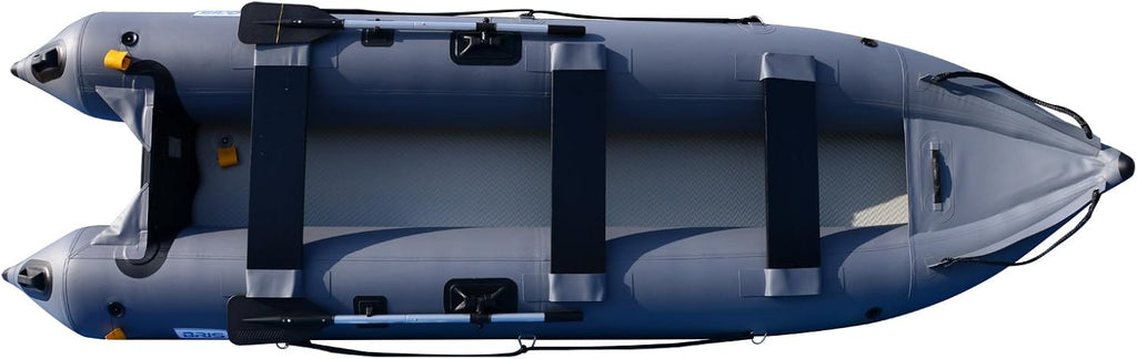 14.1ft Inflatable Boat Kayak Canoe for 3 Person Fishing N67642