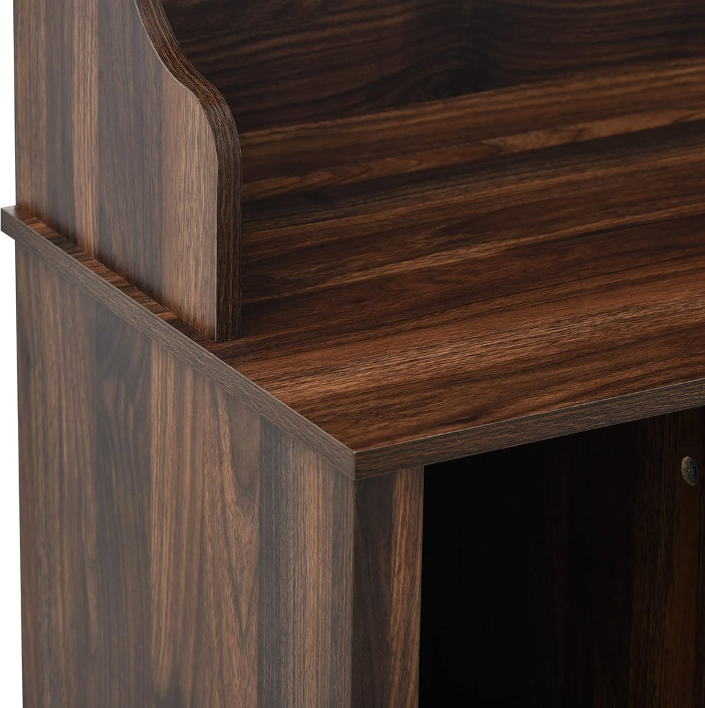 Hall Tree with 6 Hooks, Entryway Bench, Storage Bench D5166