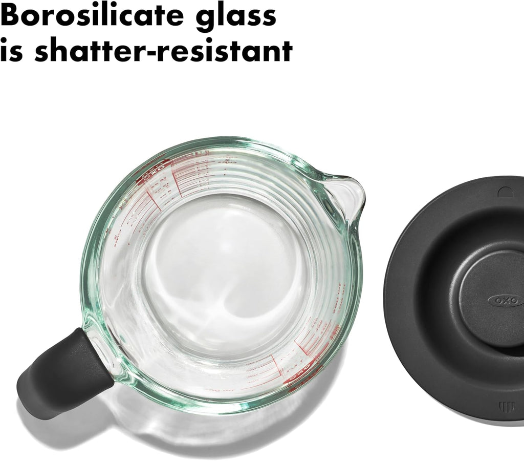 Glass Measuring Cup with Lid, 2 Cup Q2829
