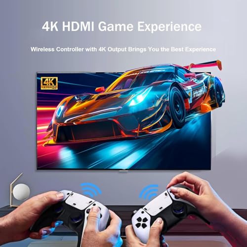 Wireless Retro Game Console with 20000+ Built-in Games and 4K HDMI Output K3739