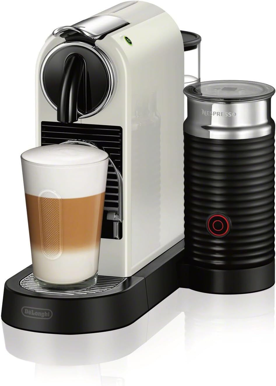 Coffee and Espresso Machine with Milk Frother, White P290