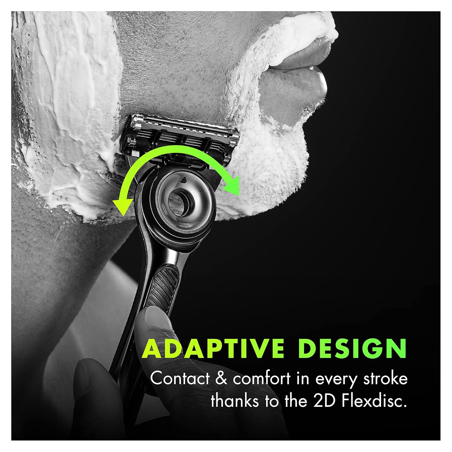 Men's Razor with Exfoliating Bar and Magnetic Stand O889791