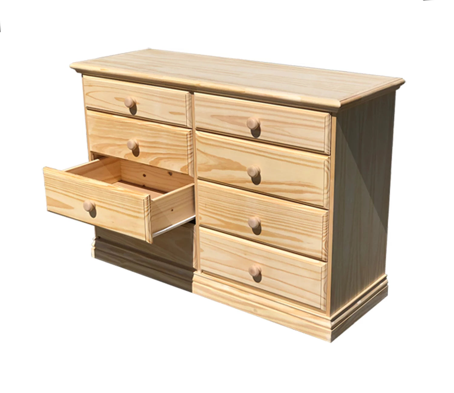 Unfinished Solid Pine Wood Chest of Drawers T438553