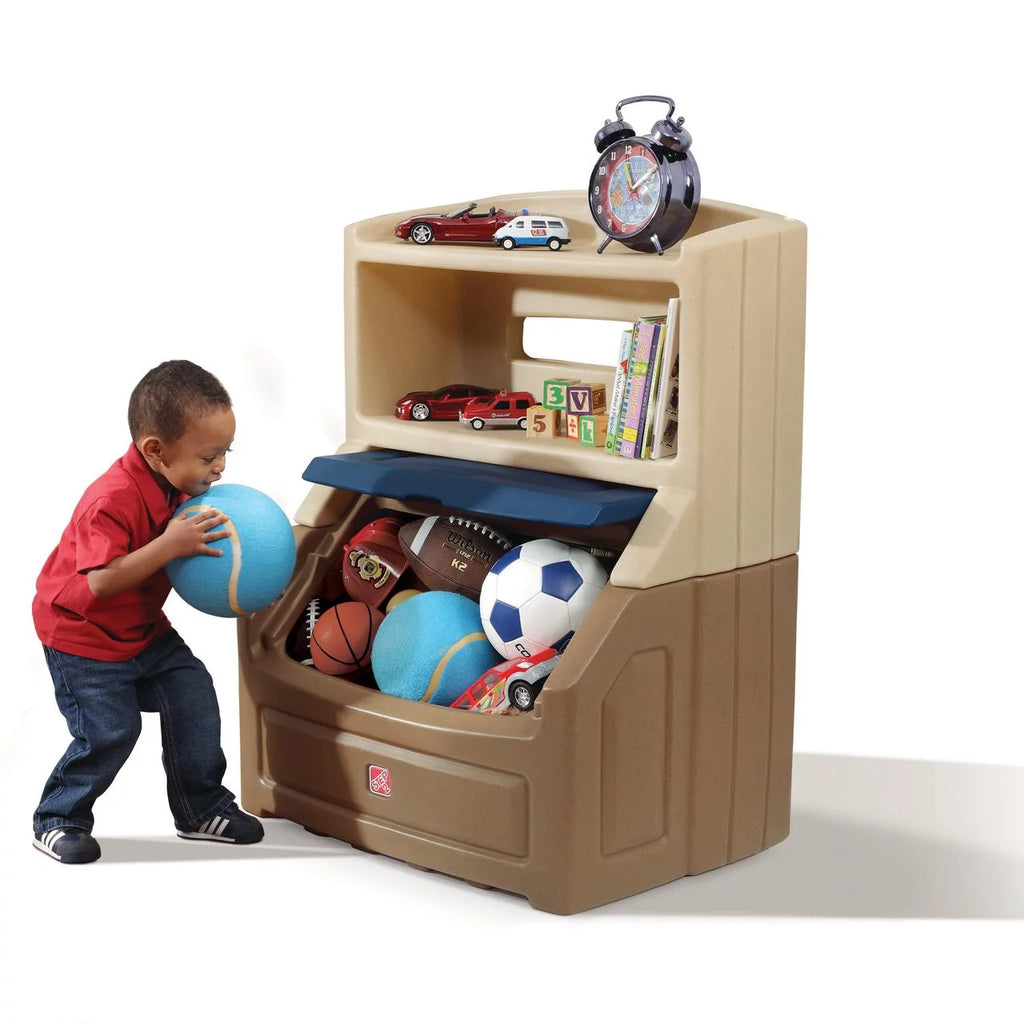 Plastic Toddler Bookcase and Toy Storage Box M166