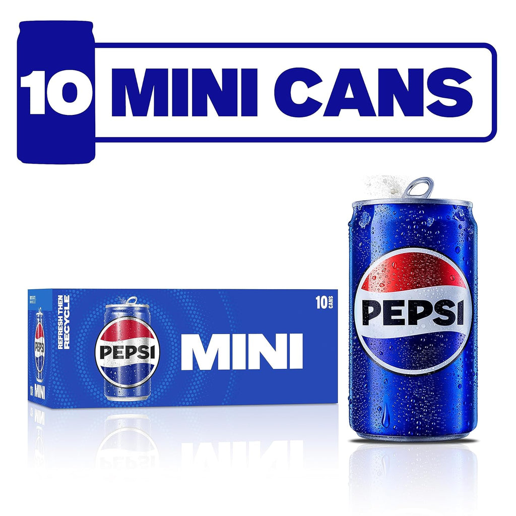 Mini Cola Soda Cans, 7.5 oz, 20-Pack V546883