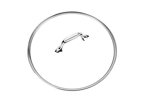 Hard Anodized Nonstick 2 Piece Fry Pan Set 10 and 12 Inch with Glass Lids C346