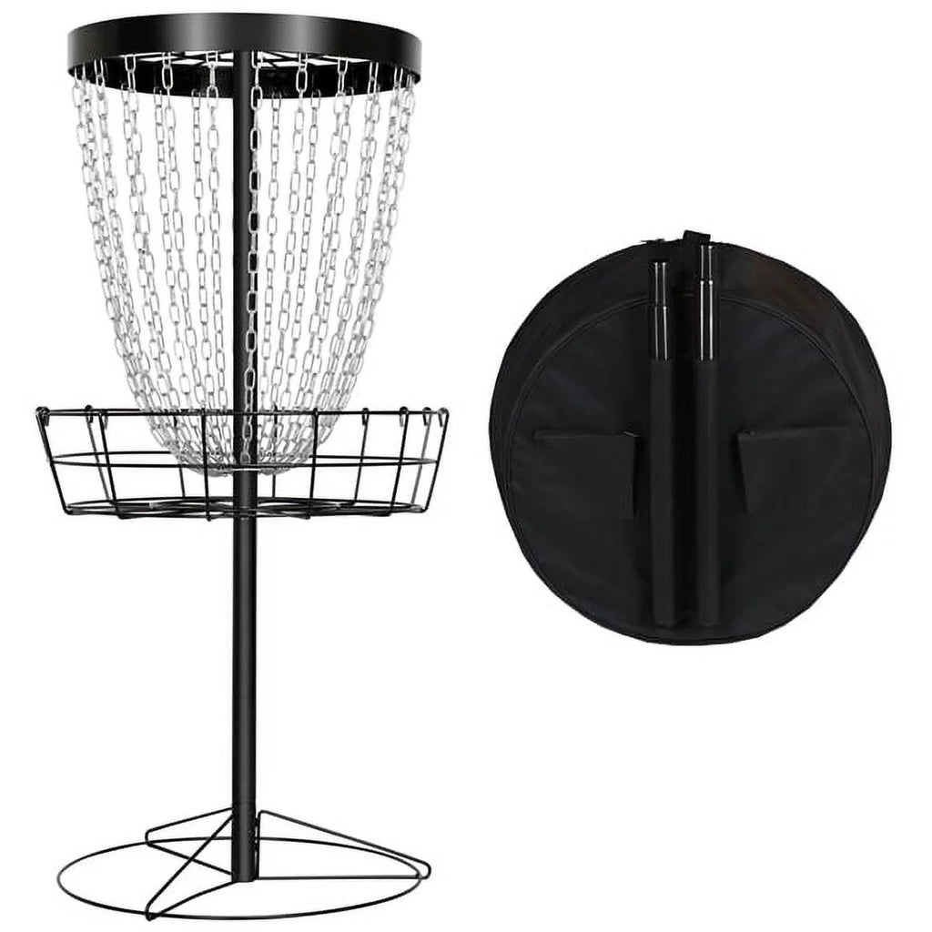 Disc Golf Goal with Carrying Bag and 3 Discs X622263