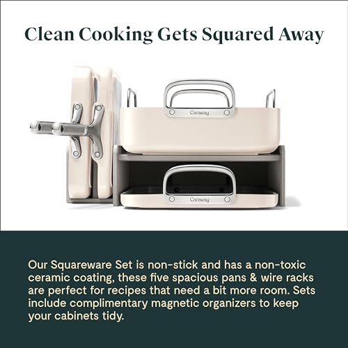 Square Cookware Set Non-Stick Ceramic Coated Pans M794
