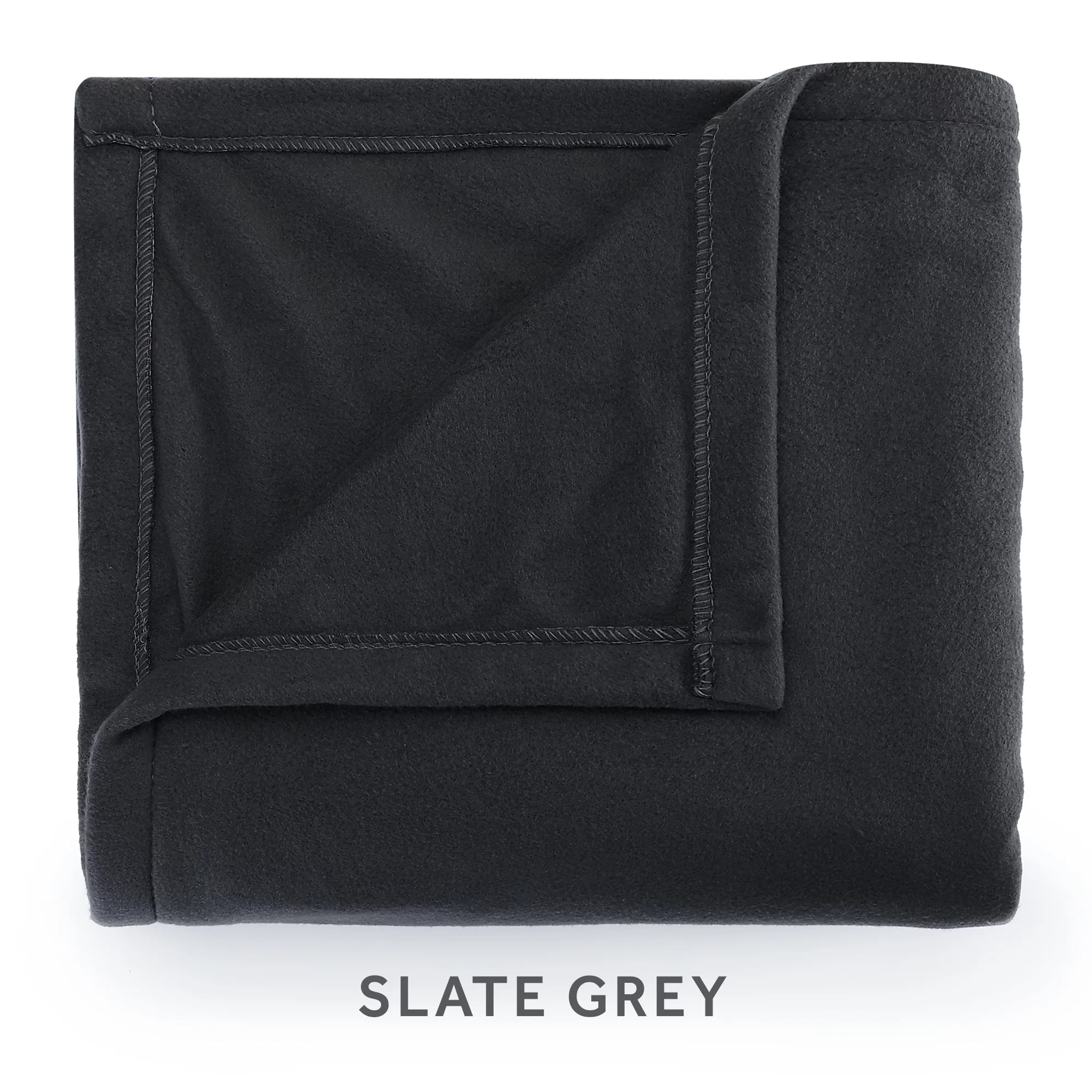 Heated Electric Blanket Full Size Fleece Grey Z325